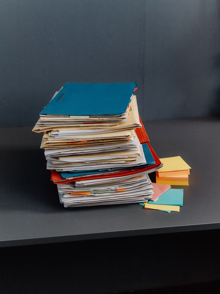 Vul de verschillende documenten P12, BU03, enz. in.